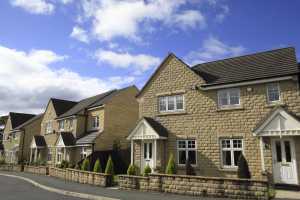 Street with houses